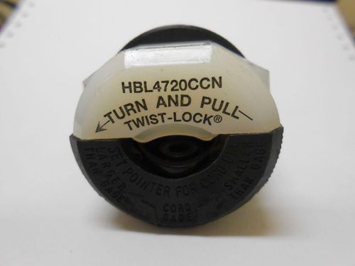 Hubbell hbl4720ccn plug 15amp 2pole 3wire 125vac nylon slot screw for sale