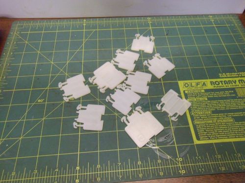 ELECTRICAL TERMINAL BLOCK ACCESSORIES END BARRIERS (LOT OF 10) #52775