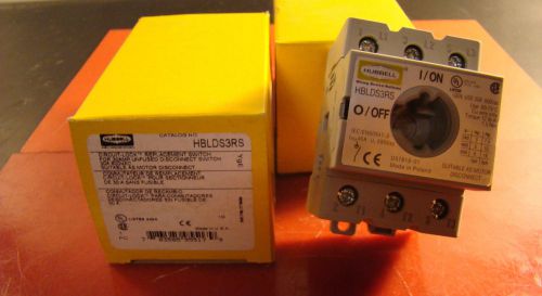 HUBBELL, HBLDS3RS, Replacement Disconnect Switch, 30A, 600VAC, Nonfusible, /LJ3/