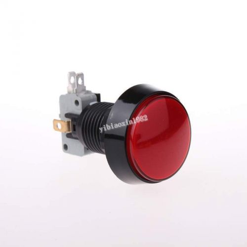 10pcs  arcade game ac 250v 15a 36mm dia circular push button red + micro switch for sale