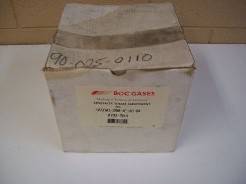 BOC GASES BSS501-200-4F-4S-04 REGULATOR SINGLE STAGE GAGE - FREE SHIPPING!!!!