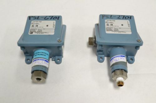 2x ue united electric h100-702 pressure 3-100psi switch 250v-ac 600psi b220823 for sale