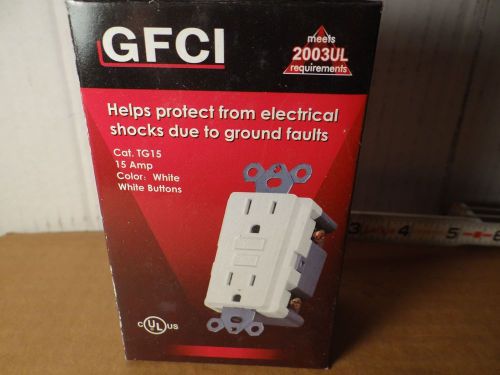 Lot (4) gfci duplex outlet ac surge protector for sale
