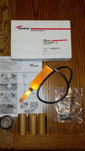 Andrew heliax grounding kit type 204989-10 for sale