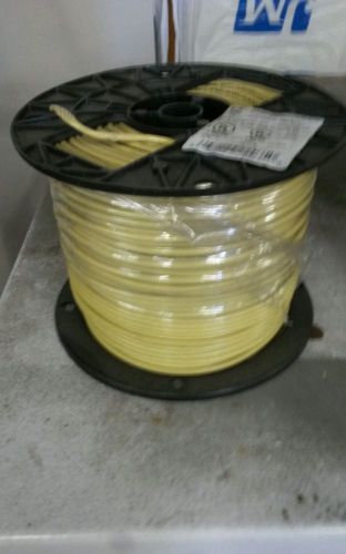 500 Ft. Electrical Wire, Yellow, #12 THHN Stranded on spool, UL