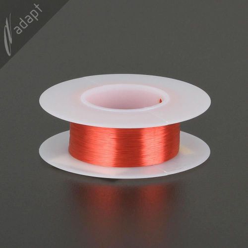 Magnet Wire, Enameled Copper, Red, 40 AWG (gauge), 130C, ~1/16 lb, 2000&#039;