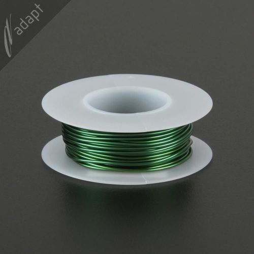 Magnet wire, enameled copper, green, 18 awg (gauge), hpn, 155c, 1/8 lb, 25ft for sale