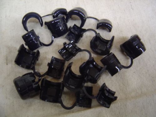 Heyco 8n-2 strain relief bushings black (10 pcs) new for sale