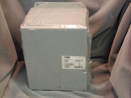 Hoffman A10086CH Junction Box Panel Mount Steel Gray 10x8x6 In New Free US S/H