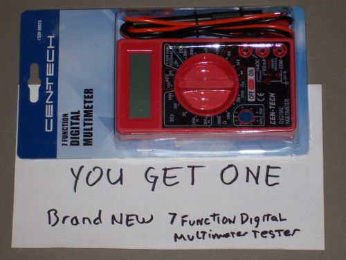 Brand new 7 function digital multimeter tester cen-tech for sale