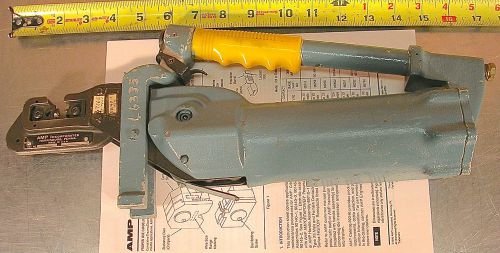 AMP INC AMPORTAPOWER MODEL No. 69365 PNEUMATIC CRIMPER WITH No. 90140-1 DIE HEAD