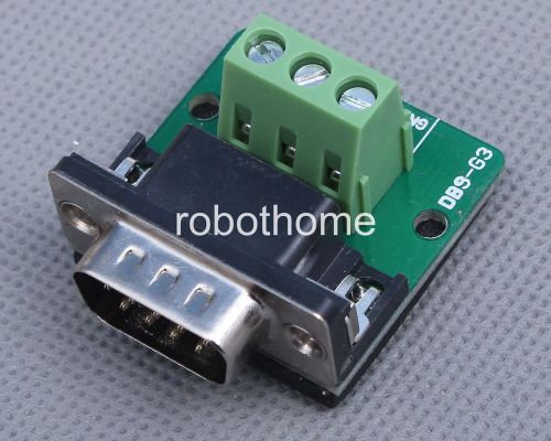 Db9-g3 db9 teeth type connector 3pin male adapter trustworthy rs232 to terminal for sale