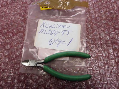 Xcelite MS54-9J Used Green Cushion Grips Tapered Head Diagonal Cutter