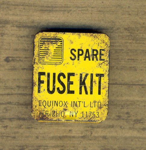 Vintage Fuse Kit-Equinox Int&#039;l Ltd--Includes 4 Fuses