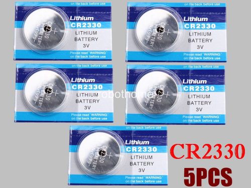 5PCS CR2330 Button batteries 3V Li Battery Coin batteries