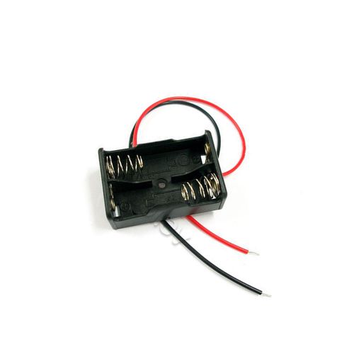50 battery box holder case 2 x 23a a23 23 a cell size type 24v with 6&#034; leads for sale