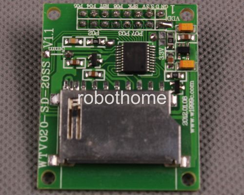 Wtv020-sd-20ss mp3 voice module u-disk audio player sd card voice module output for sale