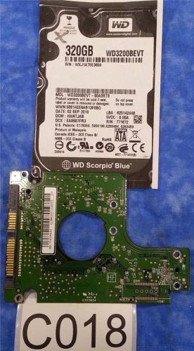 #c018 - wd3200bevt-00a0rt0 hantjab ea0507fr3 771672 hard drive pcb for sale