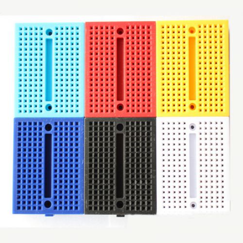 1pc new mini solderless prototype breadboard 170 tie-points for arduino shield for sale