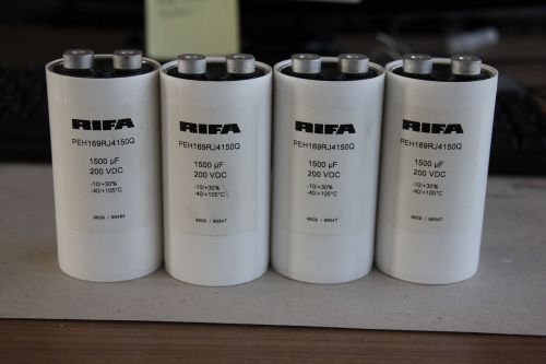 Rifa high grade capacitors peh169 1500uf 200vdc 105°c  new old stock! for sale