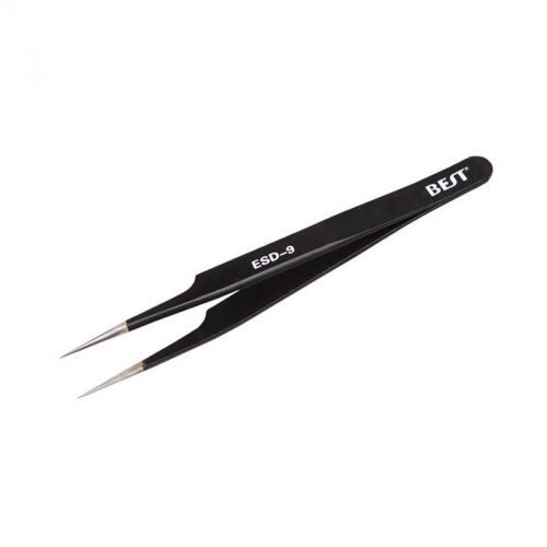 1pcs bst esd-9 anti-static non-magnetic straight tip tweezers new arrival for sale
