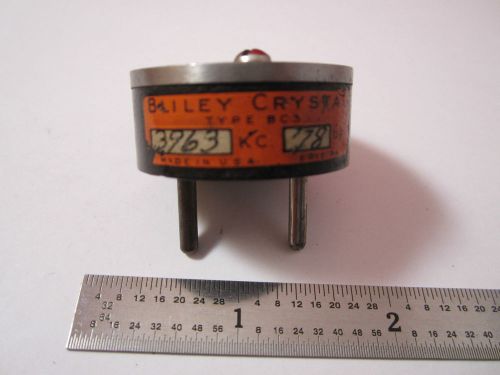 Vintage wwii quartz radio crystal bliley bc3 3963 kc frequency control bin#2b i for sale