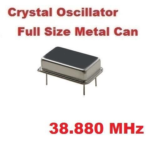 38.880 MHz FULL CAN CRYSTAL OSCILLATOR 4 PIN (Qty 10) ***NEW***