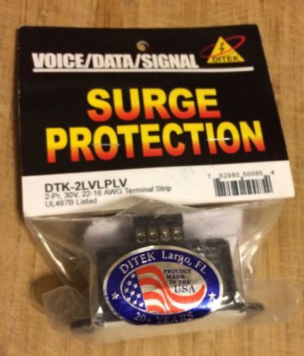 Ditek DTK-2LVLPLV Voice/Data/Signal Surge Protection Terminl Strip