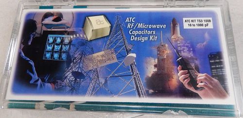 Atc american technical ceramics rf microwave capacitors design kit ts3-100b 1158 for sale