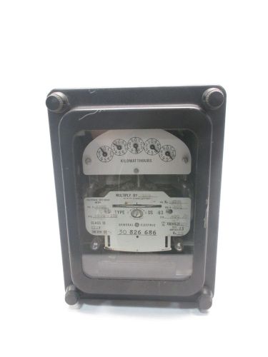 Ge 700x63g185 ds-63 kilowatthours 120v-ac 3w 2.5a amp meter d469607 for sale