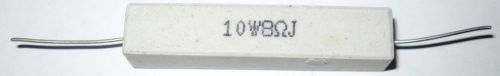 5pcs ceramic cement power resistor 10w 8 ohm 10w8r 10 watts us seller for sale