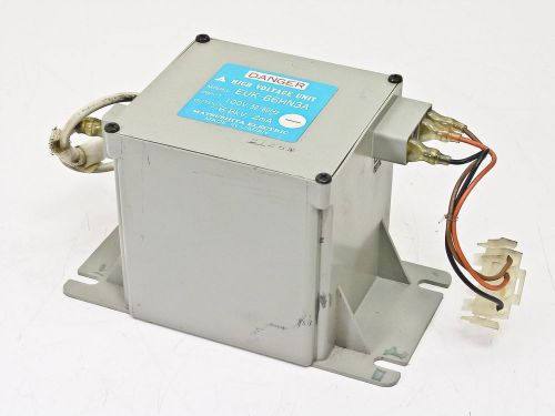 Matsushita High Voltage Unit 100V, 50/60Hz, -6.8kV, 2mA EUK-66HN3A