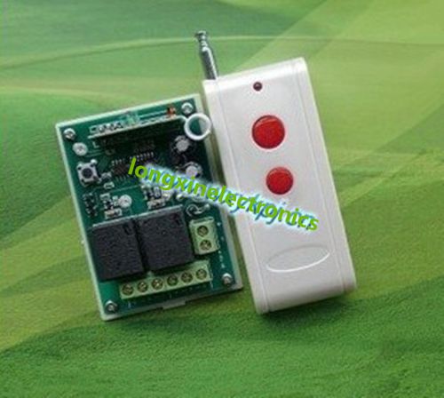 12V 2CH (Channel)1000M RF Wireless Remote Control Transmitter &amp; Receiver for