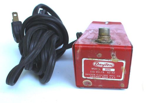 Vintage Dayton PEDAL FOOT OPERATION SWITCH 2X251 115 Volts 60 hz Works Perfect
