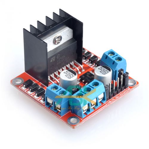 Dual h bridge dc stepper motor drive controller board module l298n for arduino for sale