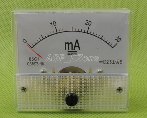 Hot dc ammeter head pointer 30ma for sale