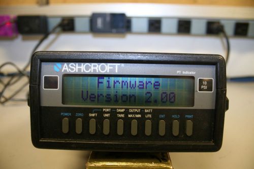 Ashcroft pt pressure indicator dual channel 0-10 psig 0.25% ppt-2 for sale