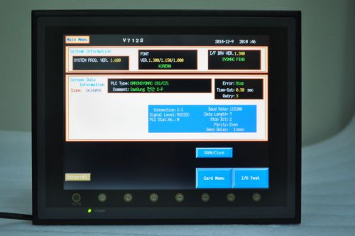 HAKKO V712S TOUCH SCREEN HMI GRAPHIC PANEL LCD 12&#034;