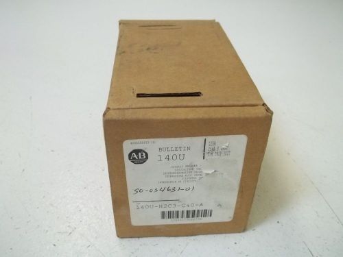 Allen bradley 140u-h2c3-c40 ser.a circuit breaker *new in  a box* for sale