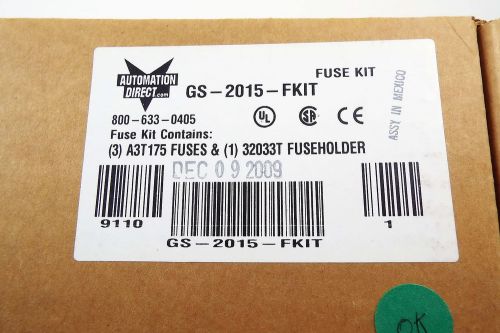 AUTOMATION DIRECT GS-2015-FKIT USE KIT FOR GS3-2015 (FUSES INCLUDED) NIB