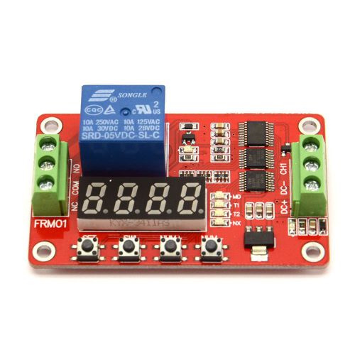 1pcs Multifunction Relay Cycle Module Automation Delay Timer switch FRM01 12V