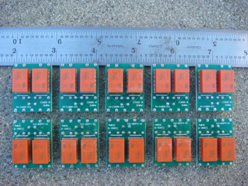 LOT of Ten (10)  EA2-48NPY2-K4 NEC Relay Modules