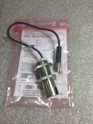 (t6) baumer feg-18.24/403401 photoelectric sensor for sale