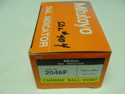 Mitutoyo dial indicator, 2046f .01mm-10mm for sale