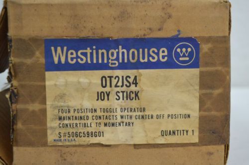 NEW WESTINGHOUSE OT2JS4 JOY STICK 4 POSITION TOGGLE OPERATOR SWITCH D203300