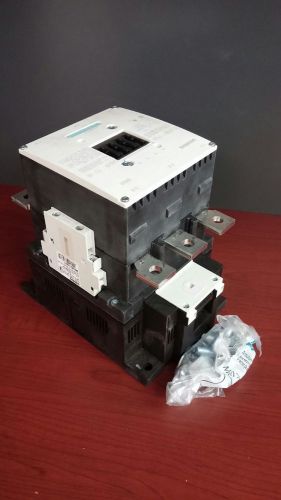 Siemens sirius 3rt1065-6..6 started contactor with contact block 3rh1921-1da11 for sale