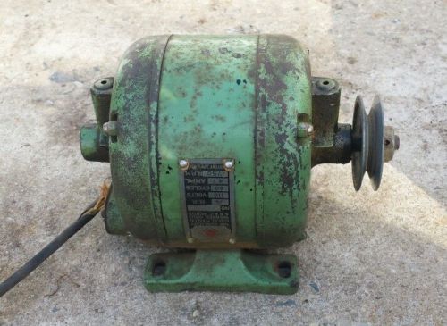 Vintage sunlight electric motor 1/4hp working w/ mounting bracket for sale