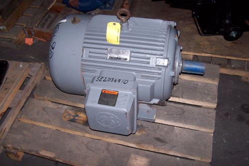 New ge 60 hp electric motor 230/460 vac 3550 rpm 364ts frame 3 phase for sale