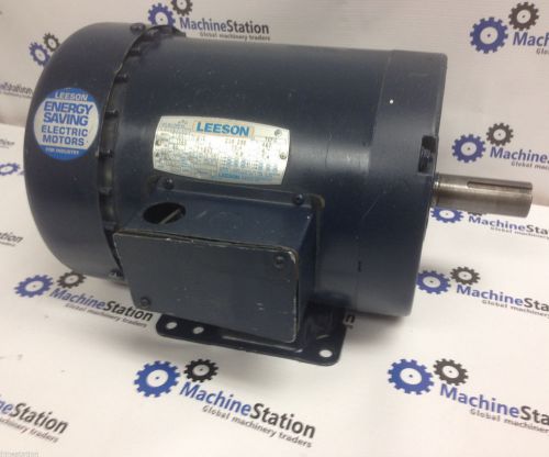 Leeson 5hp 3 phase motor 1740 rpm 208/230v for sale