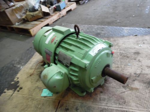 US 7.5HP MOTOR WITH STEARNS BRAKE, 1-087-042-00-QP, 460V, RPM 1740, FR213T, USED
